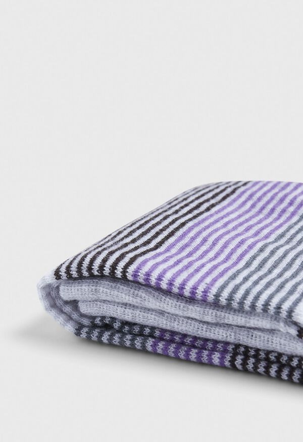 Paul Stuart Color Bar Stripe Crew Sock, image 2