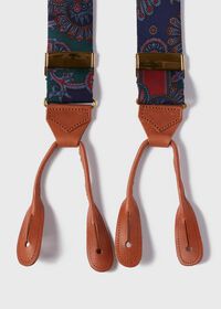 Paul Stuart Large Paisley Braces, thumbnail 2