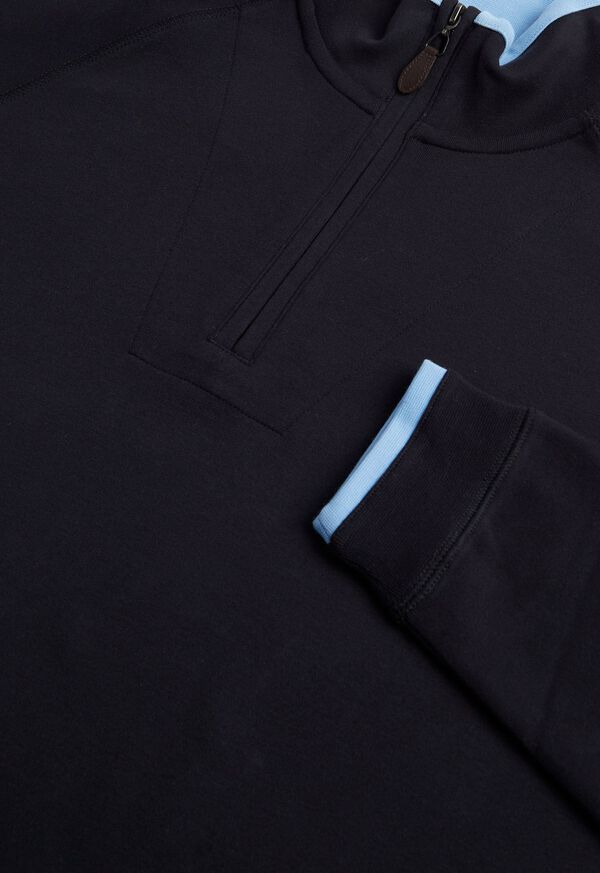 Paul Stuart Pima Cotton 1/2 Zip Sweater, image 3