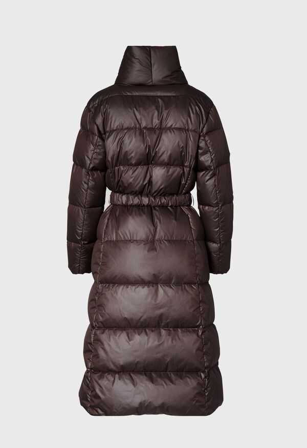 Paul Stuart Long Belted Puffer Coat, image 2