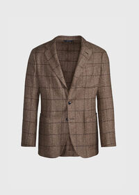 Paul Stuart Brown Windowpane Jacket, thumbnail 1