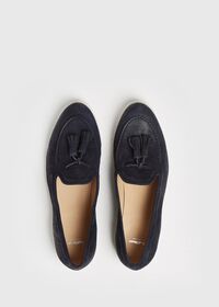 Paul Stuart Matthew II Suede Tassel Loafer, thumbnail 4