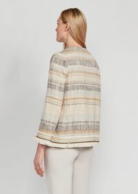 Paul Stuart Fringe Stripe Cotton Jacket, thumbnail 3