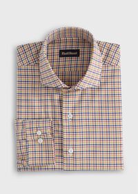 Paul Stuart Brushed Cotton Plaid Sport Shirt, thumbnail 1