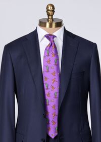 Paul Stuart Silk Madder Hunting Scene Tie, thumbnail 2