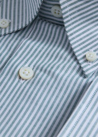 Paul Stuart Striped Oxford Logo Sport Shirt, thumbnail 2