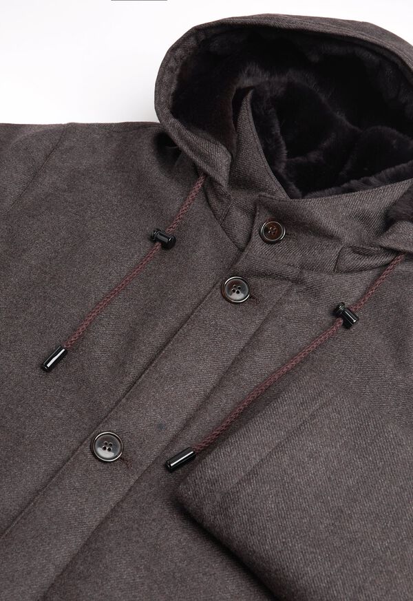 Paul Stuart Hooded Parka Coat, image 4