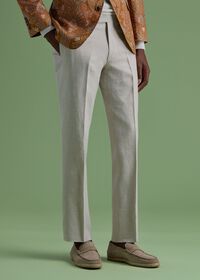 Paul Stuart Soft Linen Canvas Dress Trouser, thumbnail 3