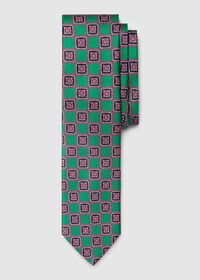 Paul Stuart Silk Large Medallion Tie, thumbnail 1