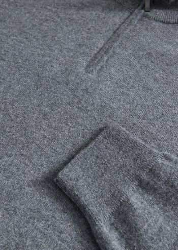 Paul Stuart Essential Cashmere Quarter Zip Sweater