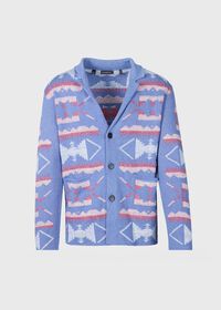 Paul Stuart Button Front Knit Blazer, thumbnail 1