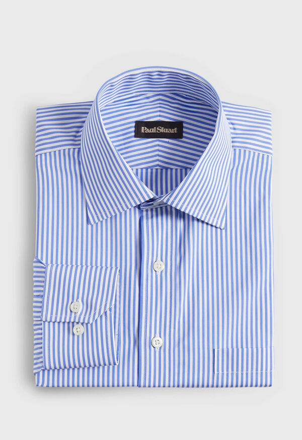 Paul Stuart Blue Bengal Stripe Dress Shirt
