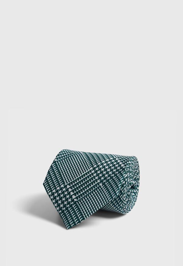 Paul Stuart Printed Silk Glenn Plaid Tie, image 1