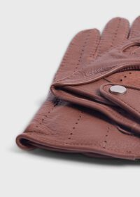 Paul Stuart Deerskin Leather Driving Glove, thumbnail 2