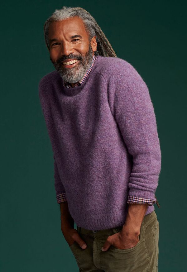 Paul Stuart Brushed Alpaca Crewneck Sweater, image 2