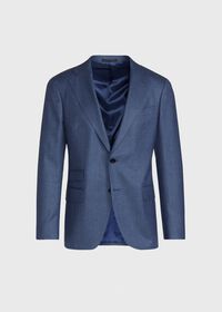Paul Stuart Mid Blue Houndstooth Sport Jacket, thumbnail 1