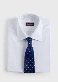 Paul Stuart Woven Silk Dots Tie, thumbnail 2