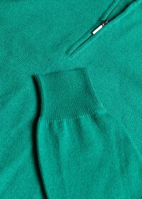 Paul Stuart Lightweight Cashmere Quarter Zip Sweater, thumbnail 9