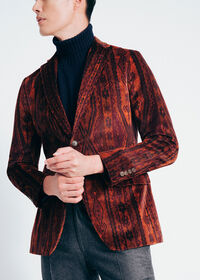 Paul Stuart Printed Cotton Velvet Jacket, thumbnail 2
