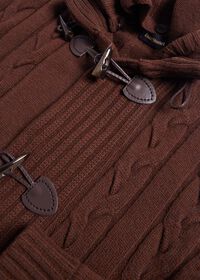 Paul Stuart Wool & Cashmere Cable Knit Toggle Cardigan, thumbnail 3