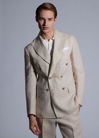 Paul Stuart Double Breasted Linen Suit, thumbnail 4