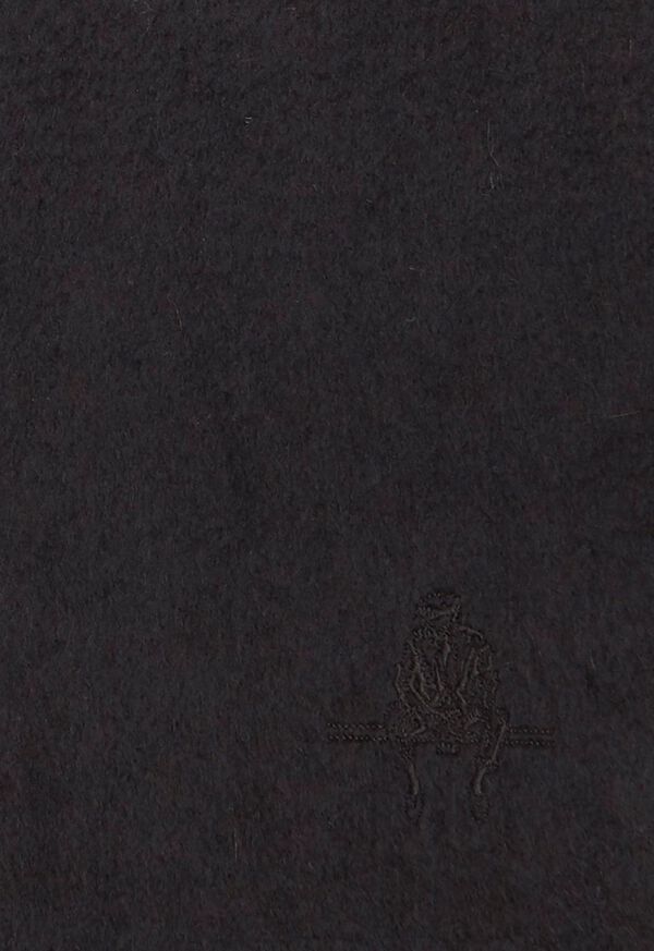 Paul Stuart Oversized Cashmere Logo Scarf, image 2