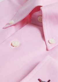 Paul Stuart Cotton Oxford Logo Sport Shirt, thumbnail 3