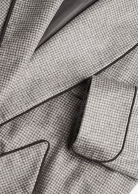 Paul Stuart Cashmere Houndstooth Robe, thumbnail 2
