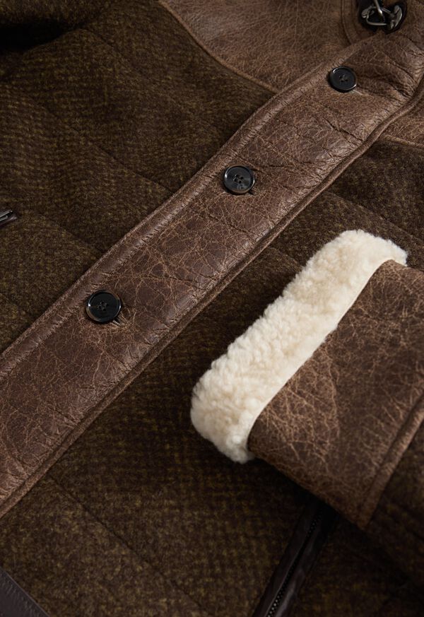 Paul Stuart Wool & Shearling Jacket, image 2