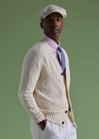 Paul Stuart Cotton Button Front Cardigan, thumbnail 2