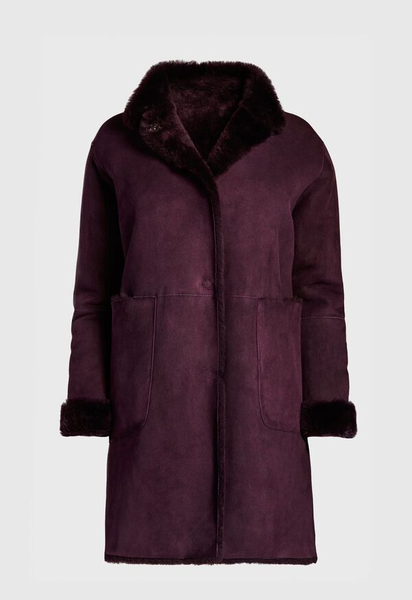 Paul Stuart Reversible Lamb Shearling Coat, image 1