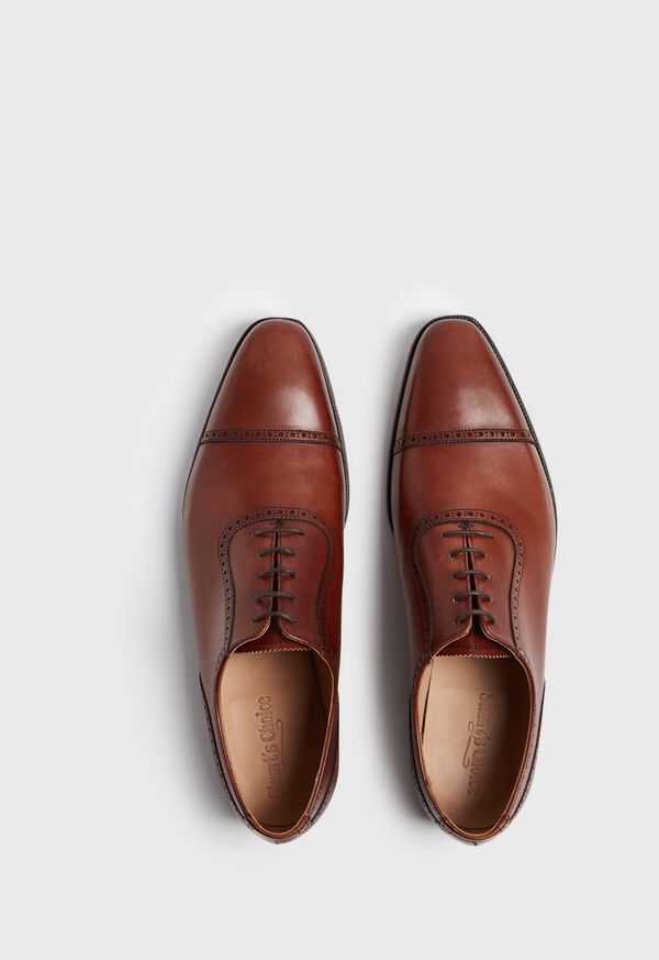 Paul Stuart Westbourne Chestnut Brown Leather Cap-Toe, image 2