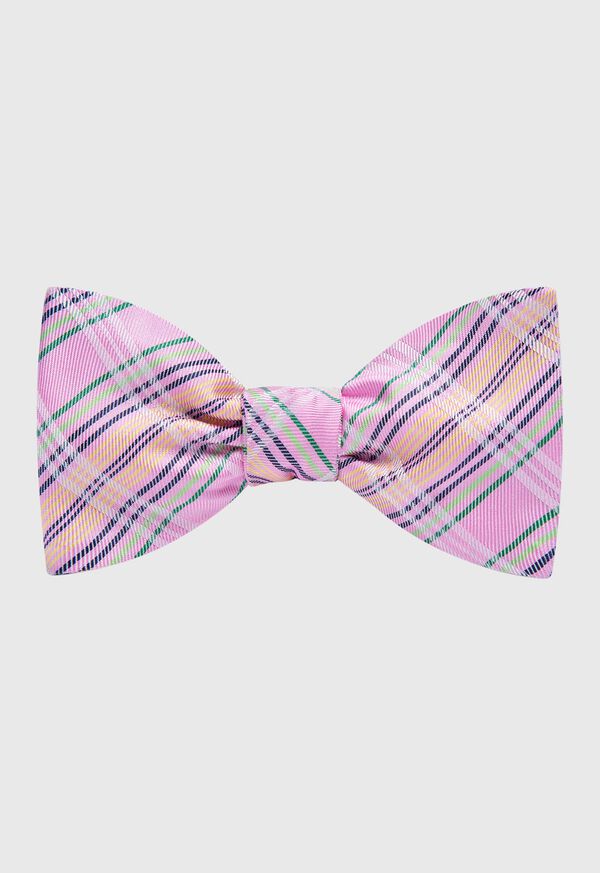 Paul Stuart Silk Plaid Bow Tie, image 1