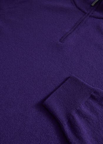 Paul Stuart Essential Cashmere Quarter Zip Sweater