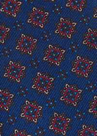 Paul Stuart Silk Medallion Print Tie, thumbnail 3