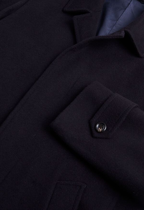 Paul Stuart Wool Balmacaan Collar Coat, image 3