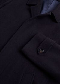 Paul Stuart Wool Balmacaan Collar Coat, thumbnail 3