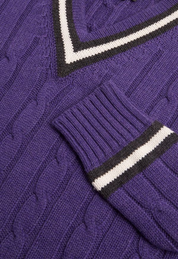 Paul Stuart Scottish Cashmere Tennis Sweater, image 2
