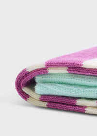 Paul Stuart Cotton Two Color Stripe Sock, thumbnail 2