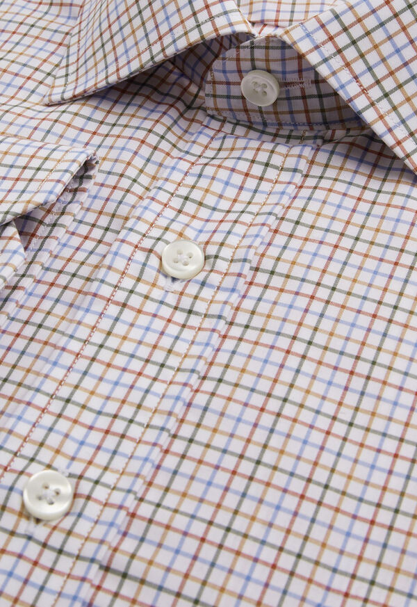 Paul Stuart Cotton Mini Graph Check Dress Shirt, image 2