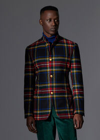 Paul Stuart Wool Plaid Dinner Jacket, thumbnail 2