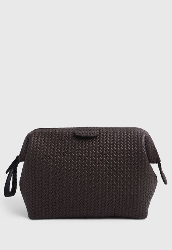 Paul Stuart Woven Leather Dopp Kit, image 4