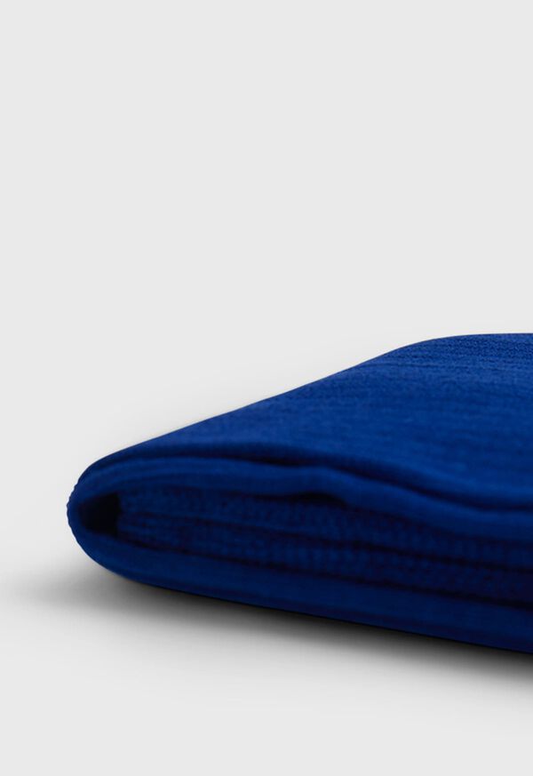 Paul Stuart Mercerized Cotton Solid Ribbed Sock, image 2