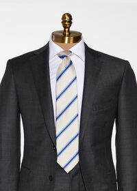 Paul Stuart Textured Stripe Tie, thumbnail 2