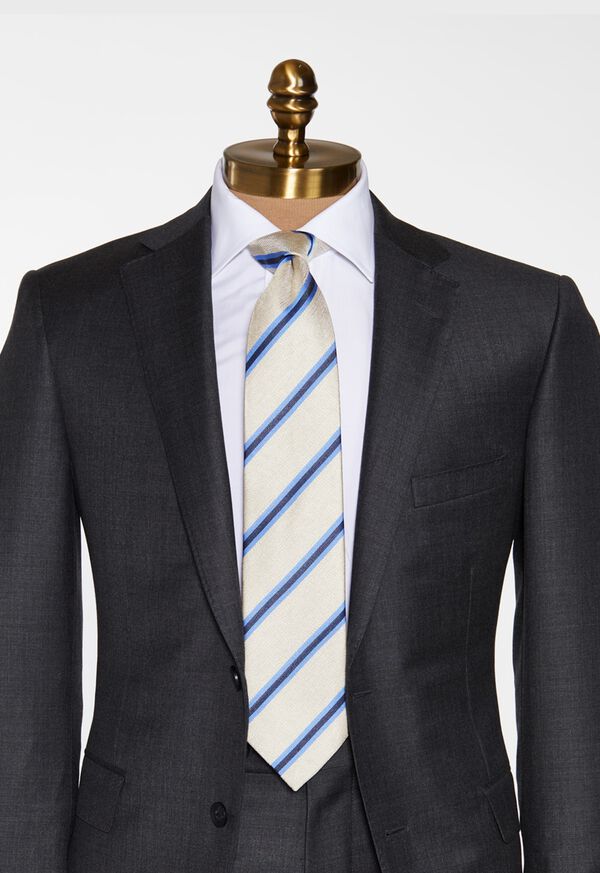 Paul Stuart Textured Stripe Tie, image 2
