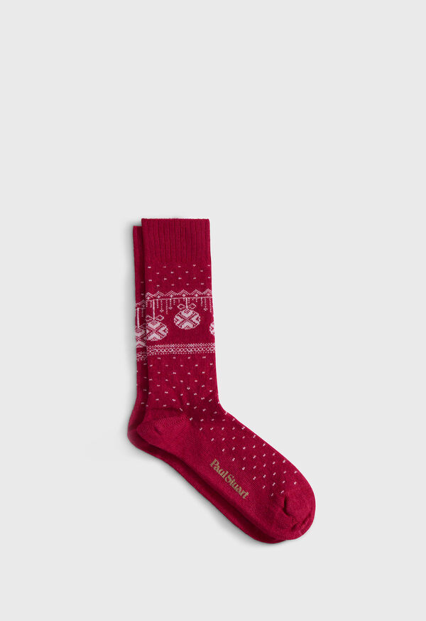 Paul Stuart Festive Ornament Sock, image 1