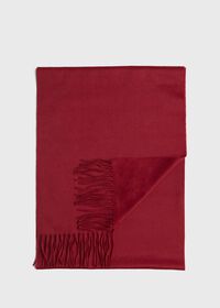 Paul Stuart Oversized Cashmere Logo Scarf, thumbnail 1