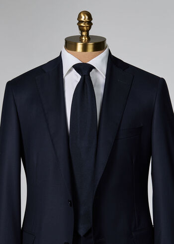 Paul Stuart Solid Silk Garza Tie