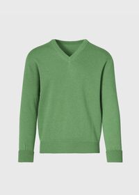 Paul Stuart Classic Cashmere Double Ply V-Neck Sweater, thumbnail 1