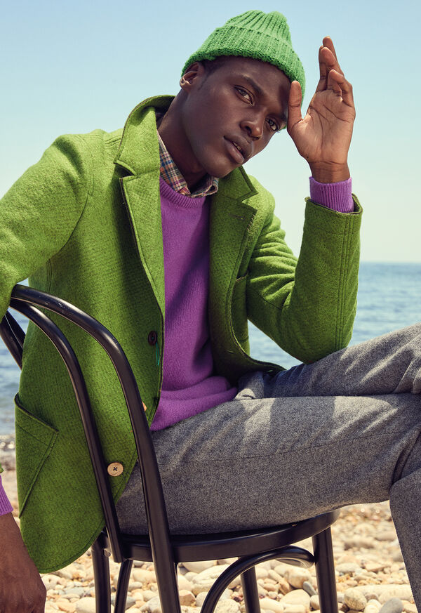 Paul Stuart Lambswool Crew Neck Sweater, image 2